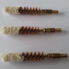 .338 Cal Screw-End Cotton / Brass Bore Maintenance Brush