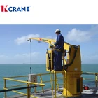 Telescopic Boom Electric Hydraulic Ship 10 Ton Marine Deck Crane