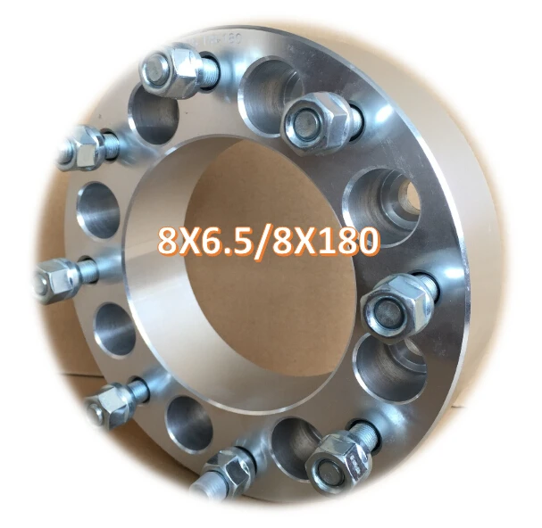 8X6.5 8x165.18x180 1.0" Wheel Spacers 14x1.5 Studs 6Lug landcrusier