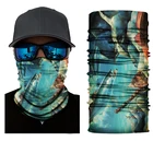 Hot Sale Arab Sport Design Polyester Solid Color Stretchy Seamless Bandana Motorcycle