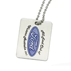 aluminum dog tag, dog tag chain, custom shape dog tag