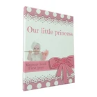 Hard cover top quality colorful first year DIY cheap promotion baby record book