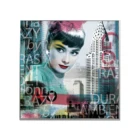Audrey Hepburn Frame Wall Canvas Printed Art Embellishment Hanging Decoration