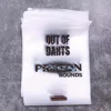 Custom frosted poly bag Ziplock print clothing Plastic Packaging Bags for garment