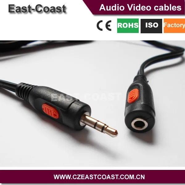 New design 3.5mm stereo male to female extend aux cable - ANKUX.COM