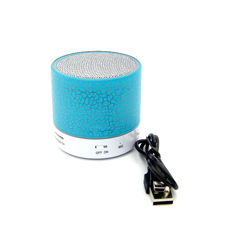 best selling mini crack speaker colorful LED Blue tooth wireless portable Speaker A9 - ANKUX.COM