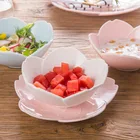 Colorful tableware Ceramic Dishes Japanese Cherry Blossom series sakura dinner plate porcelain plate