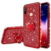 Luxury phone Cases For Xiaomi Redmi 5 6 Pro Transparent Phone Case For Xiaomi Redmi 5 Pro Phone Holder With Bling Paper
