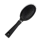 Wholesale High Quality Rubber Coating Professional Oval Cushion Plastic Hair Brush