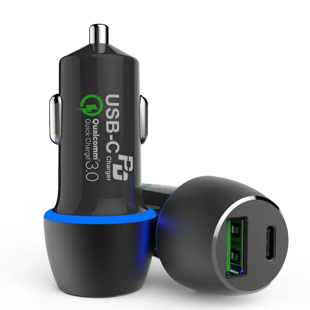 Hot Selling High Power Dual Ports Qc Type C Pd Car Usb Charger