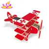 2017 new design build kit wooden airplane toy funny kids wooden airplane toy best design children wooden airplane toy W03B064