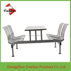 Stainless Steel School/ factory Dining Table And Chair Sets(WL300-01)