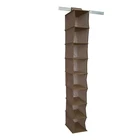 Hanging clothes organizer foldable fabric hanging organizer