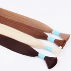Unwefted Human Bulk Virgin Hair For Braiding,Russian Remy Human Hair Extension, Factory Price Chinese Hair Bundles