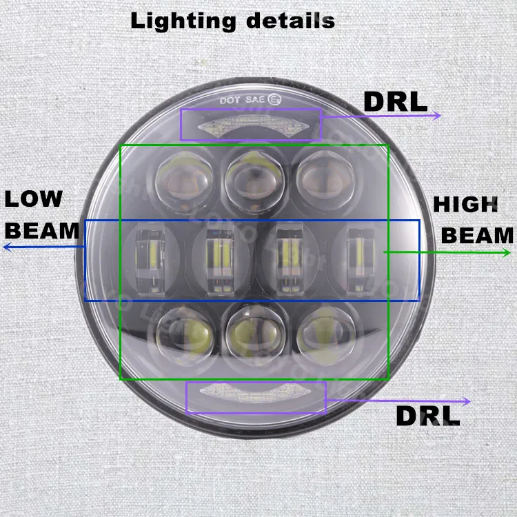 5.75 led headlight