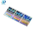 Adhesive Sticker Business Card Custom Printed Holographic Pvc Business Scratch Card