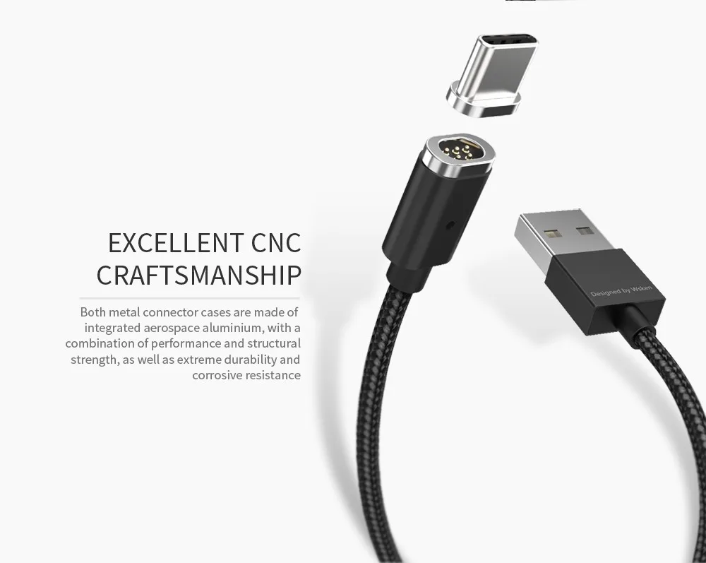 WSKEN MINI2 Magnetic USB Cable with micro USB type-c lighting For mobile phone - ANKUX.COM
