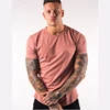 Custom Print Men's T Shirt Wholesale Gym Fitted Sports Clothing