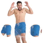 2019 men's water reactive printed boardshorts magic printing swimming shorts surf beach shorts