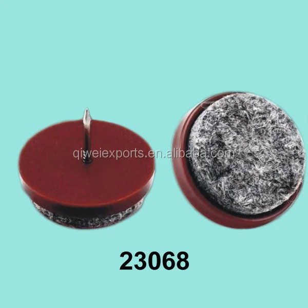 NO.23068furniture plastic glides,furniture feet nail