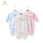 Aengbay good quality Wholesale 100% organic cotton baby romper outfit newborn baby girl boy romper