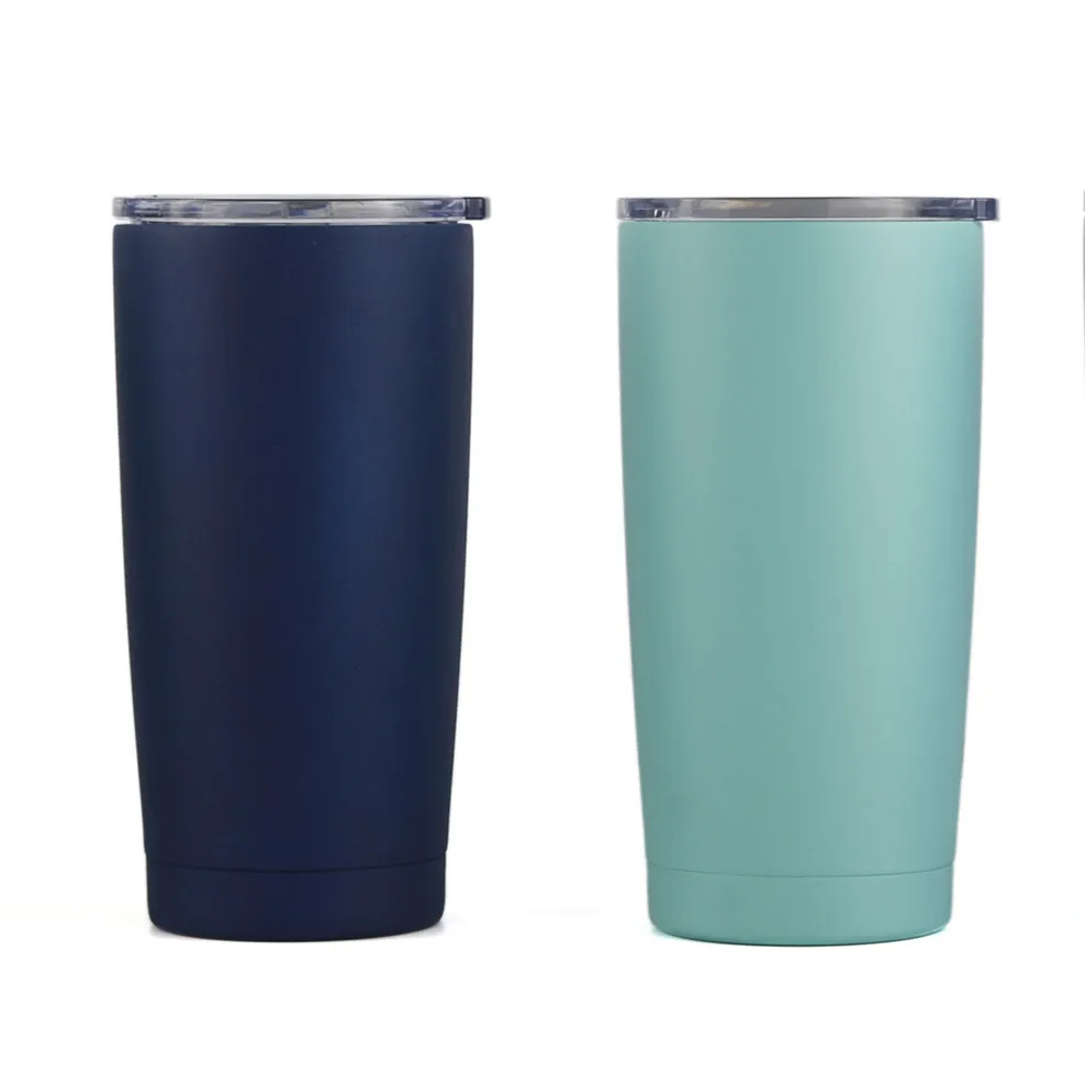 Matte Finishing Double Wall Thermos Wine Tumblers 20 oz