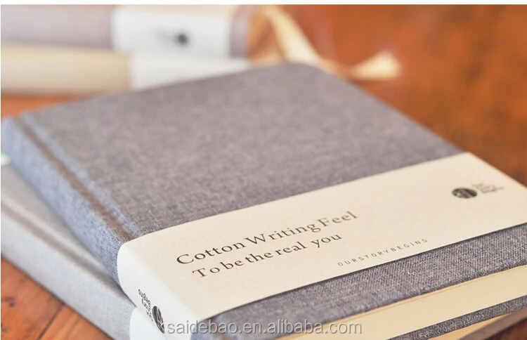 diary a5 hardcover notebook personlized linen journal custom