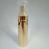 OEM Foam pump bottle 60ml 70ml 90ml 100ml Gold plating cleansing mousse bottle PET plastic shampoo bottle