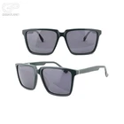 Custom designer import mens polarized Square Acetate sunglasses