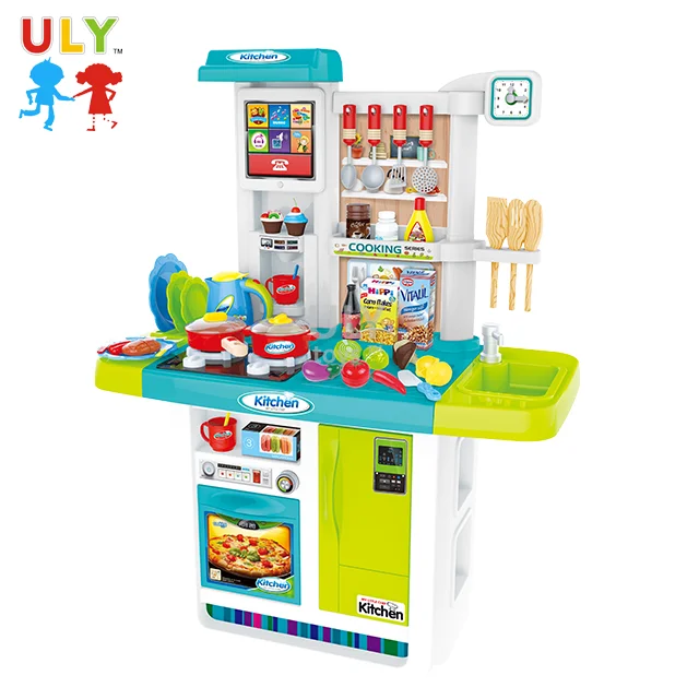 Children learning resources pretend play kid supermarket cash register toy