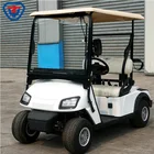 Suitable price 2 seater battery powered golf cart verified by SGS