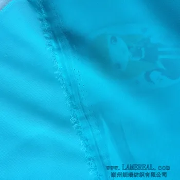 sky blue chiffon fabric