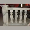 white hand carved marble baluster for home decoration
