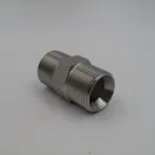 SS NPT to BSP Straight Hydraulic Nipple Joint