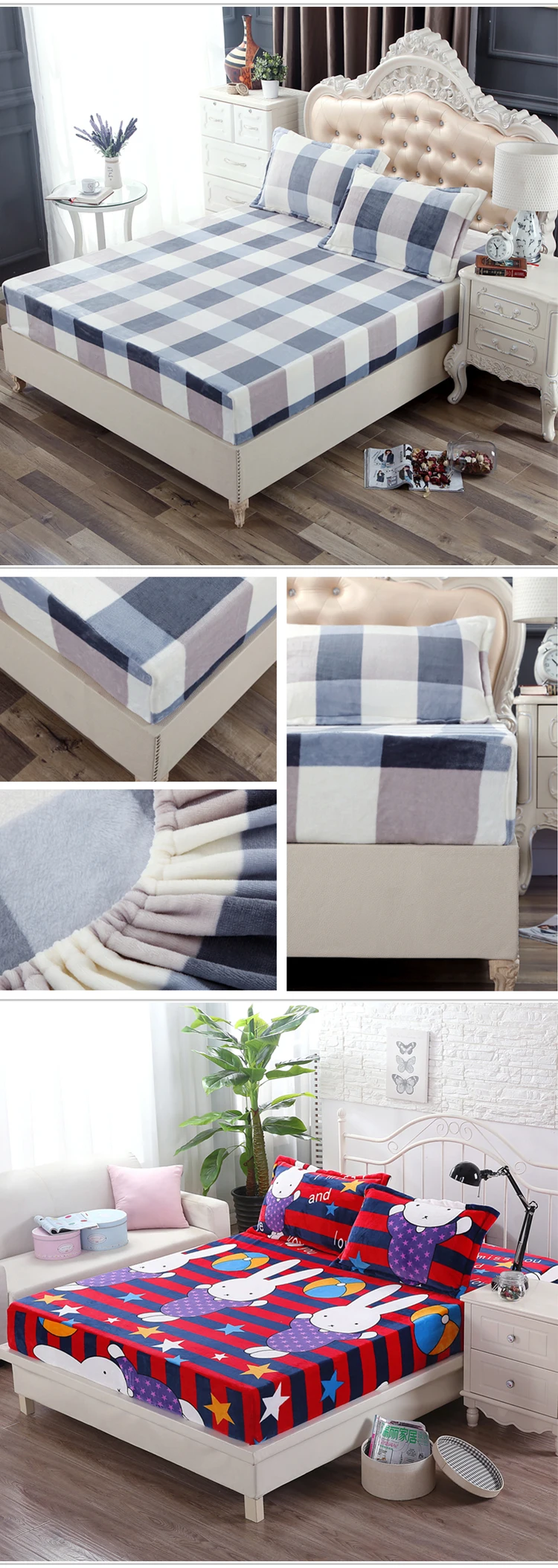 Coral velvet polyester customized style mattress protector top - Jozy Mattress | Jozy.net