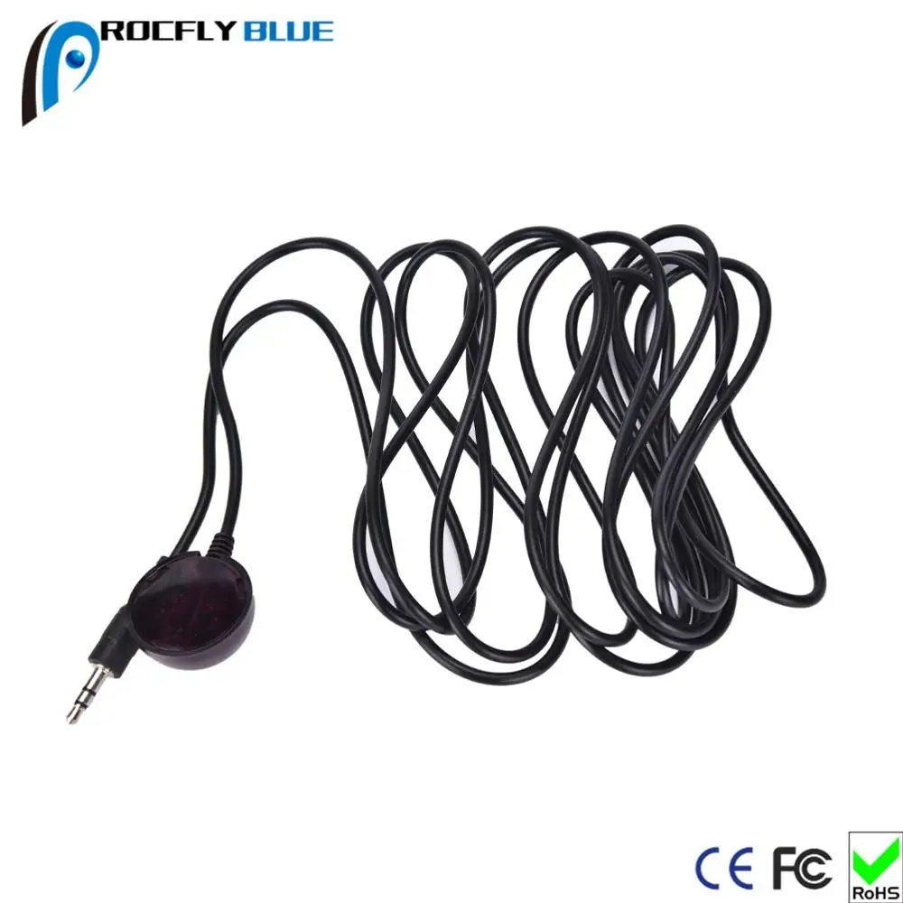 3.5mm IR Infrared Remote Control Receiver Extension Cord Cable With LED Light 3MFor IR Receiver cable - ANKUX.COM