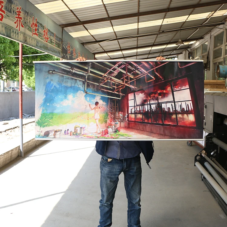 Mesh Backdrop Outdoor Indoor Hanging Scroll Small And Big Banner