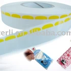 Waterproof removable adhesive sticker label paper, Baby wet wipe tissue sticker label, Easy remove adhesive stickers