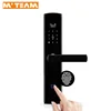 Touch Screen Keypad Fingerprint Door Access Electronic Digital Keyless Door Lock for House Home Office Security