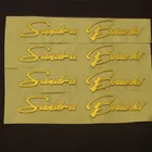 3d Sticker 2014 Custom Logo Gold Electroplating Metal 3d Embossed Sticker