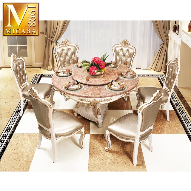 European Luxury Furniture Dinning Room Table Chair Set Dining Room Table And Chairs