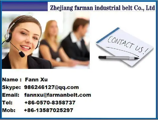 Oem Width Size Polyurethane High Wear Resistance Green Cloth On Teeth L Type Seamless Polyurethane Belt