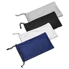 Custom logo soft Microfiber cloth Carrying jewelry Pouch bag for Sunglasses Glasses Eyeglasses Frames