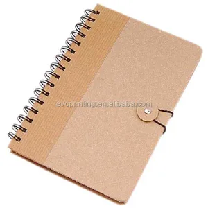 kraft paper spiral diary notebook printing