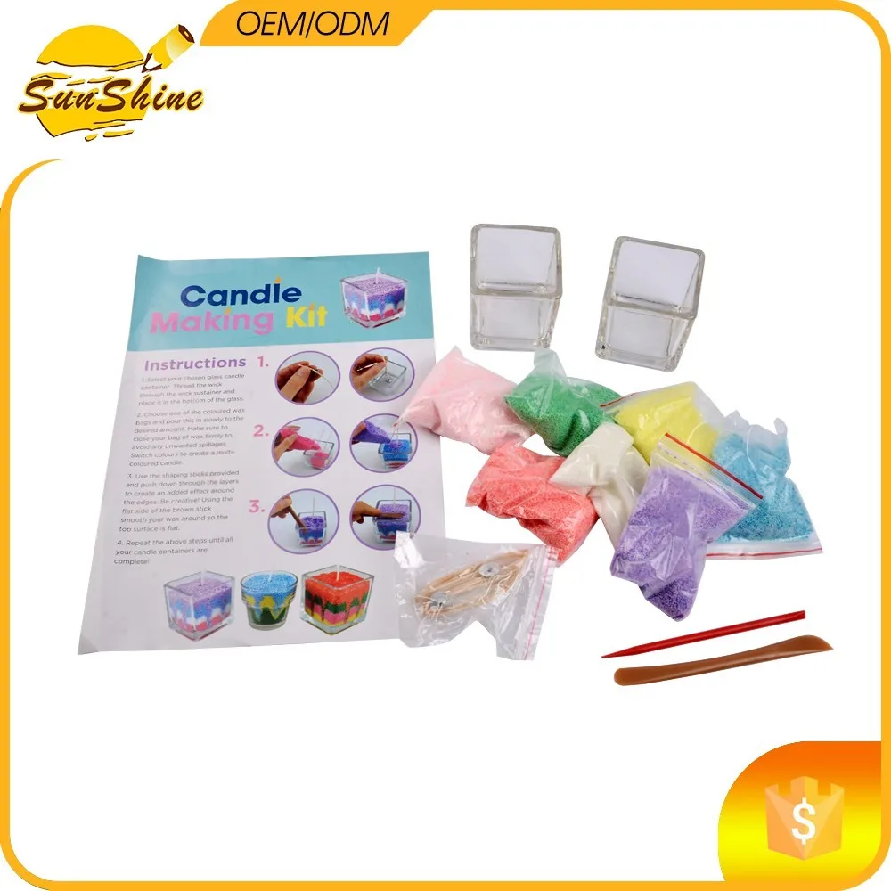Candle Making Raw Materials Kit Create Your Own Unique Candle Holder