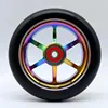 Customized processing of skateboard wheels,CNC precision processing of wheel,customized color wheel CNC turning