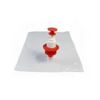 Hygienic disposable customized size transparent nylon liquid packaging plastic soap bag for soap dispenser
