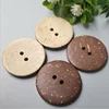 Vision Trims 2 Inch Handmade Natural Black Horn Coconut Buttons From china factory