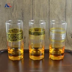 Color Base Tall and Thin Gold Drinking Glasses for Sale