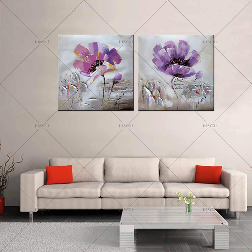 Handmade-Modern-Flower-Modular-Pictures-Wall-Painting-Abstract-Floral-Oil-Painting-On-Canvas-For-Living-Room (1)